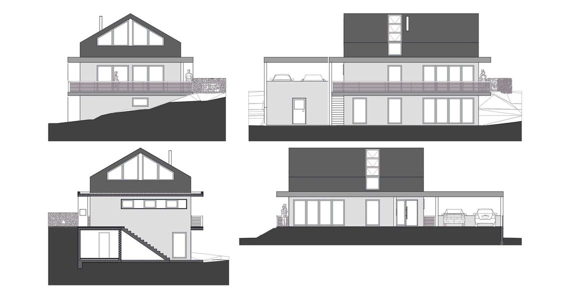 Wohnbauplanung durch Harder Architekten Deggingen